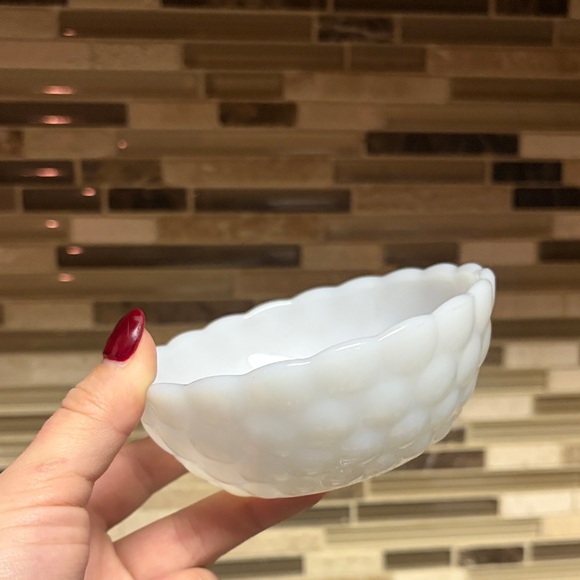 Fire King Other - Anchor Hocking Fire King Vintage Milk Glass Bubble Bowl 4.5”
